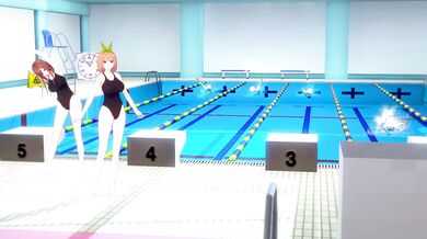 Nino Nakano's Swimsuit-Clad Quintuplets - Peh-Koi Edition