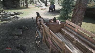 Fucking the Coachman During a Trip Through Skyrim