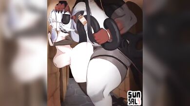 Goddess of the Wall, Sunsalsexy, Takes on a Rough Fucking~!