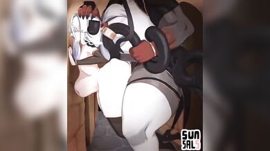 Goddess of the Wall, Sunsalsexy, Takes on a Rough Fucking~!