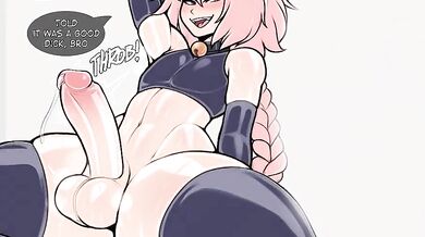 Masculine Dominance Rules in Astolfo Fucking a Femboy