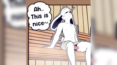 Hot and Horny Hentai Porn Video: R18 Comic Dub - Saucy Sauna by IIITHEMANIII