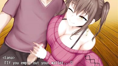 Horny Princess Lana's Tight Cling and Wet Handjob