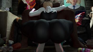Gwen's Intense Deep Throating Exploits with a Universe-Rending Force