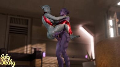 Sleazy Asari Slut Gets Sticky in the Dark [DirtyBitch]