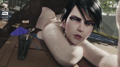 Blacked and Butched by Big BBC at the Poolside with Bayonetta in 4K Quality