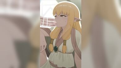 The Sound of Deep Throating Mizumizuni in Serie's Hentai Porn Video