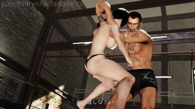 Japanese Grappler Kokoro Gets Roughed Up by a Sexy Opponent in the Ring