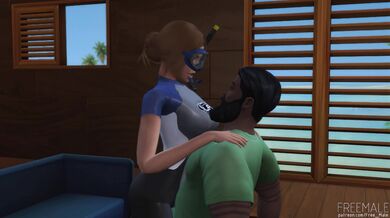 Giant Diver Fucks Hot Mermaid in 4K HD