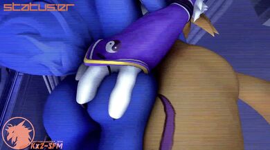 Krystal and Renamon Gangbang Orgy