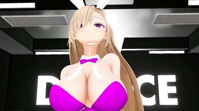 - Blue Archived Asuna Undressed Dancing Hentai Blonde Bunny Girl with Massive Melons 3D