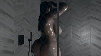 Jizz-covered Miss Yoshida Takes a Steamy Shower in [CVX3M]