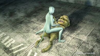 Tentacle Beast Breaks Into a Wet and Naughty Kitty's Lair for Some Hardcore Action!