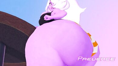 Ass-stuffed with Creamy Donuts, Amethyst Gets Her Hole Filled!