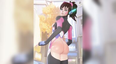D.Va: The Meeting of a Small Mech and a Massive Member - Bewyx