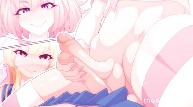 Trap Fetish: Kawaii Femboy Strokes It in Slow Motion