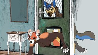 Double-Sided Pleasure - Canines and Equines Collide in Post-Orgy Debauchery