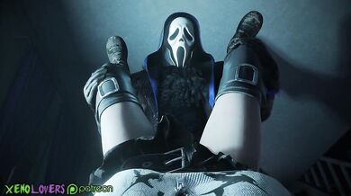 Sable Ward gets ghostfucked by Ghostface!