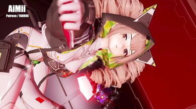 Cumming Together as Futanari Shiro 'Good Luck' MMD Porn