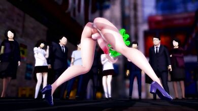 Futa Dance Sensation: Tatsumaki's R-18 MMD Performance