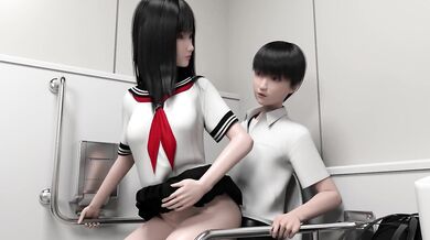 Horny Hairless Teenager Misaki Horikawa Gets Nailed in 'Maison de Perv 201'