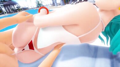 Bulma's Ravenous Sexual Desires Explored in MMD Porn Video