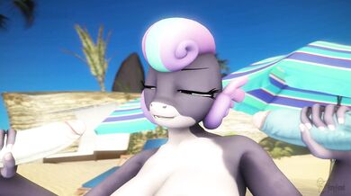 (HornyForest) Nude Beach Animated Sex Video