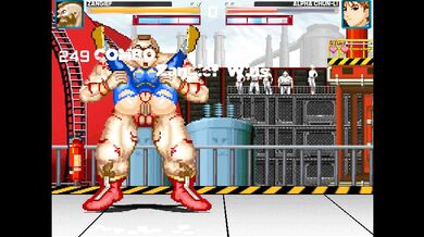Chun Li Invades the Drunken Master's Dojo for Some Serious Fisting Action
