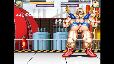 Chun Li Invades the Drunken Master's Dojo for Some Serious Fisting Action