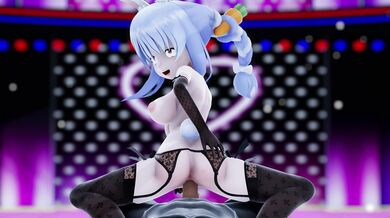 Bunny Fucks Self (Lingerie), [Blowjob]