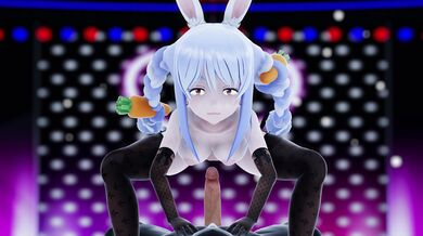 Bunny Fucks Self (Lingerie), [Blowjob]
