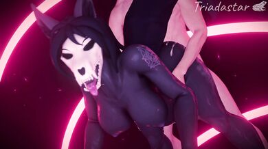 Sexual Adventures of a Pregnant Doggy and Mal0 in Doggy Style - Triadastar