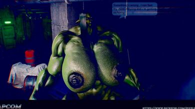 Huge Monster Fucks the City in 'The Incredible Bulk' Part 1