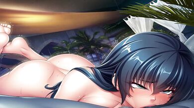 'Busty Maid Taiman in Bondage Zero's Cock in Asagi's Mouth - Blowjob Scene 2'