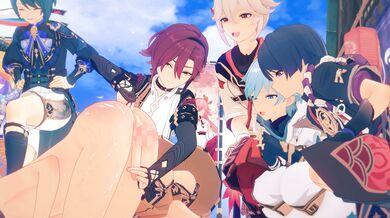 'The Glorious Boys of the Doutei Chinpoo Brothel, Masterfully Pounding Out a Prostate Massage in Breathtaking 4K/60fps Hentai Porn!'