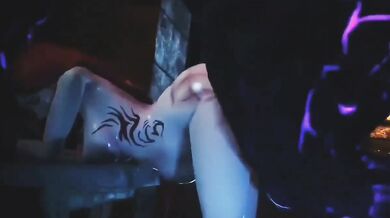 Bitch Katarina Gets Plowed in the Horse Stall