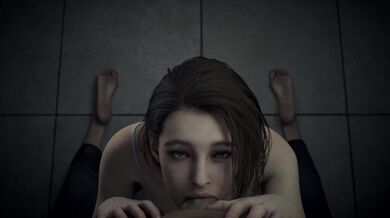 'Jill's POV Blowjob in Blue Lightsfm'