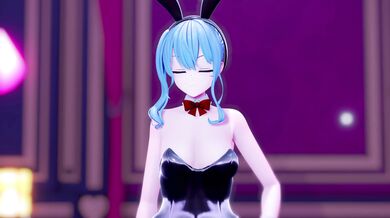 Bunny Fuck Fest at HMV Pillow Services - Suisei version