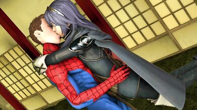 Spider-Man's Milky Mischief with the Warrior Princess Lucina!