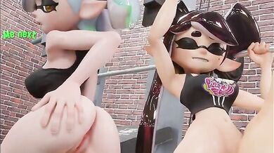 Squidding Hard: The Squid Sisters' Sexy Workout Routine Exposed!