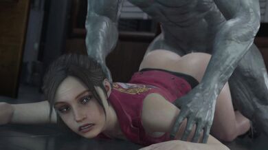 Reanimation of a Hentai Zombie Claire Redfield (Classic) [Bluelightsfm]