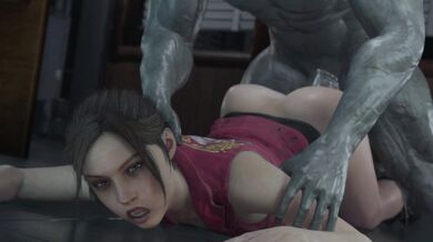 Reanimation of a Hentai Zombie Claire Redfield (Classic) [Bluelightsfm]