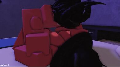 Succubus MILF Fucks Demon in Roblox