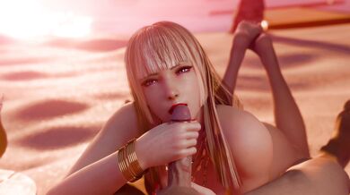 Sexy Lili Gets Lewd on the Beach with No Glasses and No WM, Wants Your Gaze!