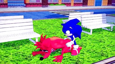 Gay Porn: Sonic's Naughty Touch