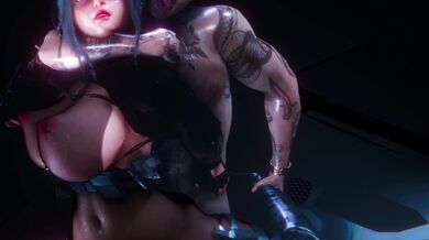 Big Boobied Brunette Gets Pounded by a Bunch of Dickless Cocks in My Collection