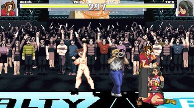 Aerith and Tifa's Lesbian Sex Fight