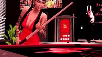 The horny lesbian couple Brasi and Amunet invite you to their wild Fight Party where they engage in a hot fuck session.