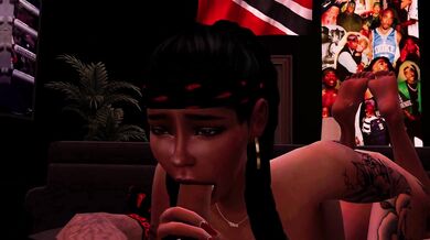 The horny lesbian couple Brasi and Amunet invite you to their wild Fight Party where they engage in a hot fuck session.