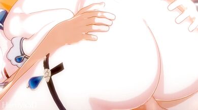 Aether & Furina's Steamy Cowgirl Action in 3D!